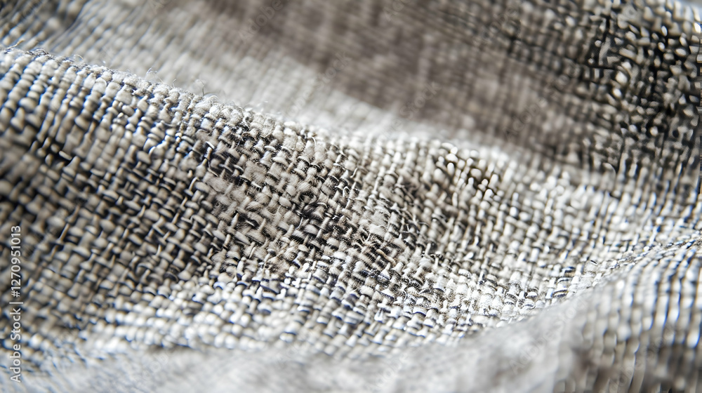 Poster close-up of textured fabric showcasing intricate weave patterns and subtle color variations (1)