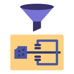 Rat Glue Trap Vector Design Icon Style