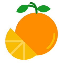Orange Symbol Vector Design Icon Style
