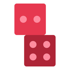 Lucky Dice Vector Design Icon Style
