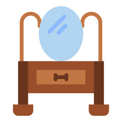 Console Mirror Vector Design Icon Style