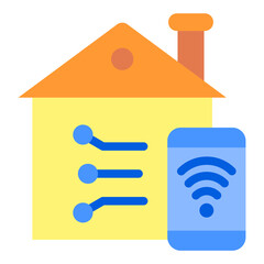 Smart Home Devices Vector Design Icon Style