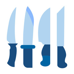 Knife Set Vector Design Icon Style