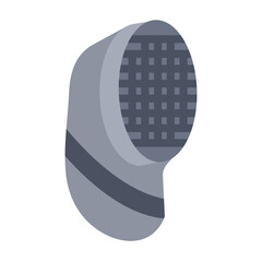 Fencing Mask Vector Design Icon Style