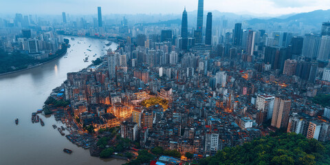 panorama of the city