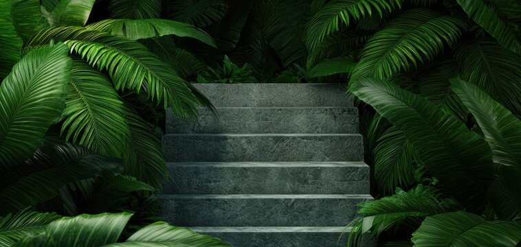 Ancient ruins in a dense jungle, hidden lost civilization, adventure explorer theme photography