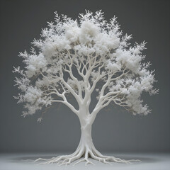 winter tree with snow