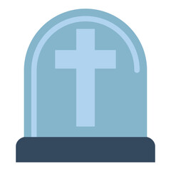 Fototapeta premium Grave Digger Vector Design Icon Style