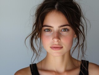 Minimalist apartment crafted with warm wood accents, recessed lighting, and hidden storage solutions, maintaining an uncluttered and harmonious space that exudes a sense of calm and order.