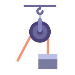 Pulley Vector Design Icon Style