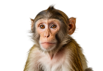 monkey isolated on transparent background