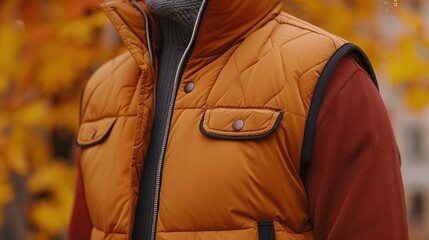 Puffer Vest: A lightweight, sleeveless vest filled with insulation, offering warmth and comfort without the added bulk of a full jacket for a sleek, practical look.
