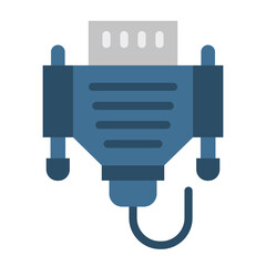 VGA Cable Vector Design Icon Style
