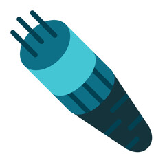 XLR Cable Vector Design Icon Style