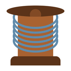 Cable Routing Vector Design Icon Style