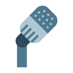 Old-fashioned Microphone Vector Design Icon Style
