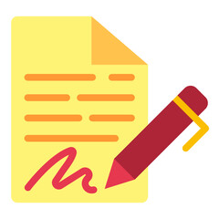 Contract Crafter Vector Design Icon Style