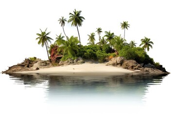 Fototapeta premium Island landscape border nature outdoors beach.