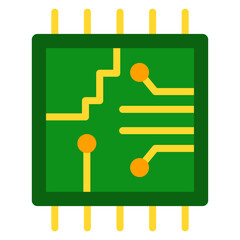 Circuit Symphony Vector Design Icon Style