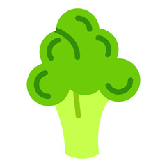 Broccoli Vector Design Icon Style