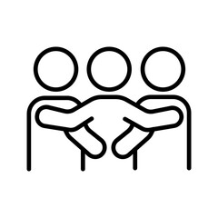 Cuddling Vector Icon