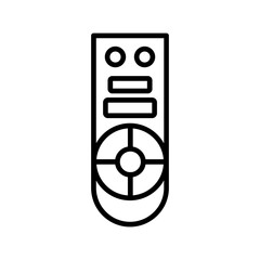 Remote Control Vector Icon