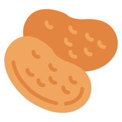 Potato Vector Design Icon Style