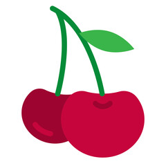 Cherry Crescendo Vector Design Icon Style