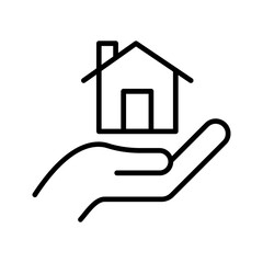 Rental Property Vector Icon