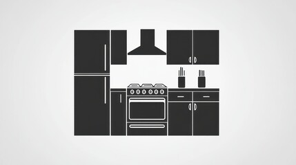Modern kitchen design, appliances, cabinetry