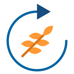 Renewal Ridge Vector Design Icon Style