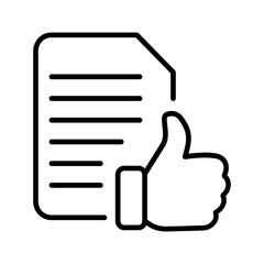 Employment Contract Vector Icon