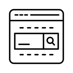 Web Browser Vector Icon