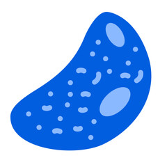 Eukaryotic Microbe Vector Design Icon Style