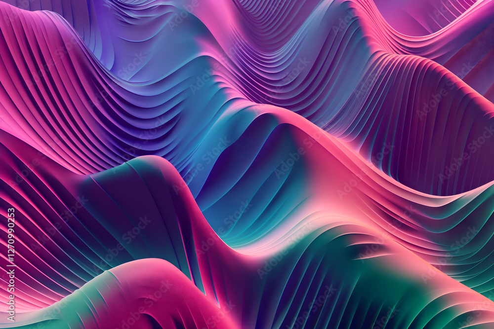 Poster gradient linear waves