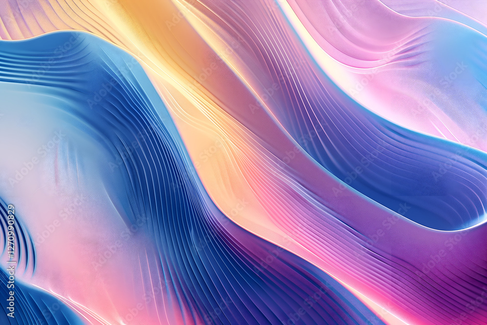 Poster gradient linear waves