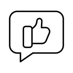 Obraz premium Likes Vector Icon