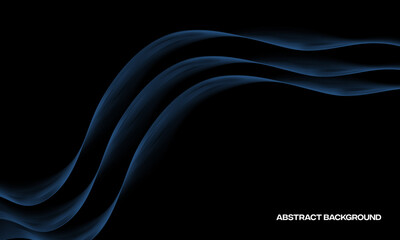 elegant dark background with blue shapes