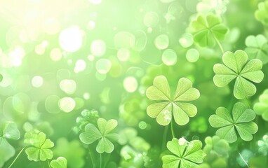 Soft lime green subtle glow background mockup Saint Patricks Day