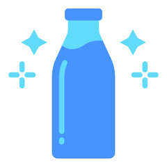 Milk Bottle Vector Design Icon Style