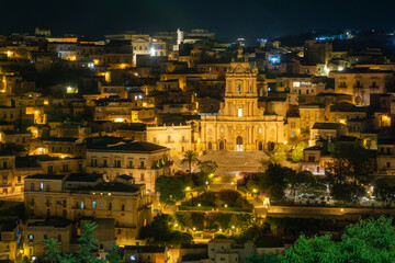 Modica, Italy (06th August 2025): Architecture of Modica in Val di Noto, southern Sicily, Italy