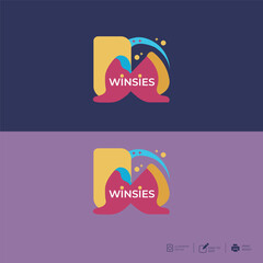 Logo template design icon