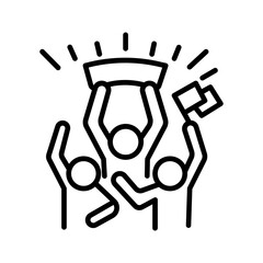 Sports Fans Vector Icon