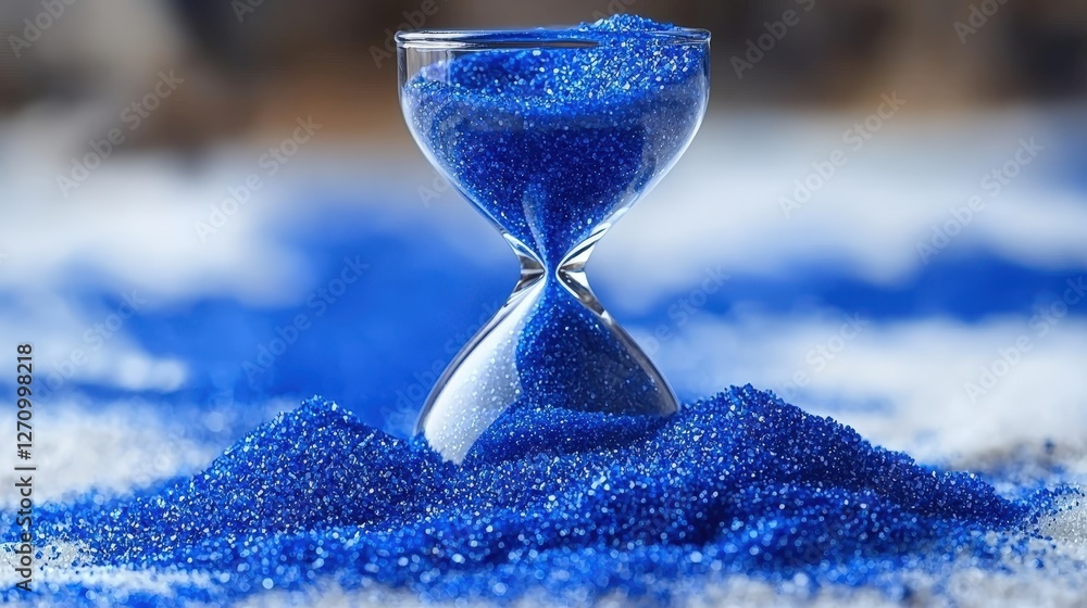 Poster neverending cycle of hours signifying lifes continuous passage of time