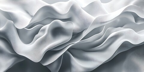 Obraz premium Abstract drapes of soft fabric