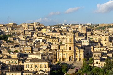 Modica, Italy (06th August 2025): Architecture of Modica in Val di Noto, southern Sicily, Italy