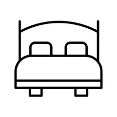 Cozy Bed Vector Icon