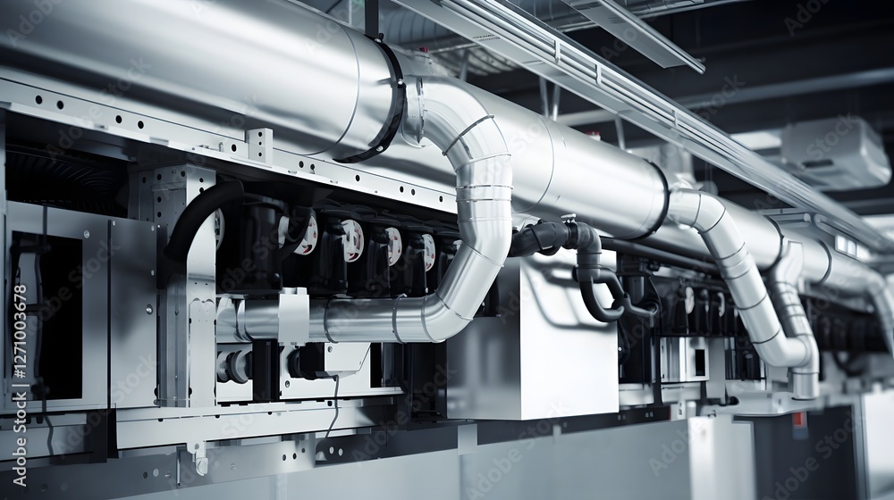 Poster highly efficient air and ventilation system designed for maximum productivity and energy savings in 