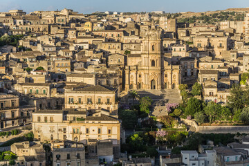 Modica, Italy (06th August 2025): Architecture of Modica in Val di Noto, southern Sicily, Italy