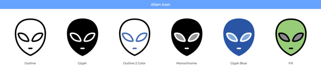 Alien Icon Set